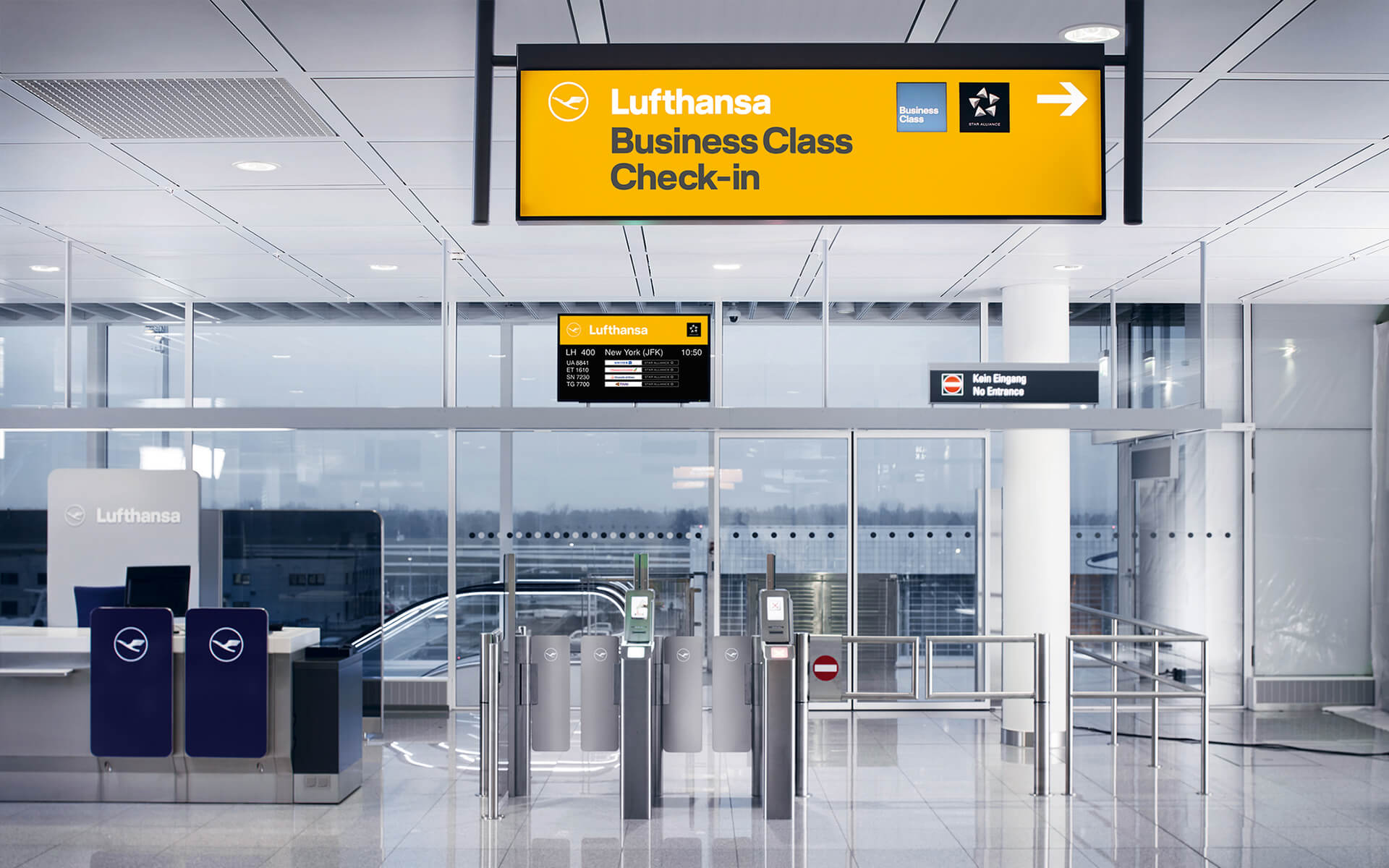 Lufthansa-Corporate_Design_2018-05 Lufthansa Corporate Design 2018, Redesign, Interior, Signage