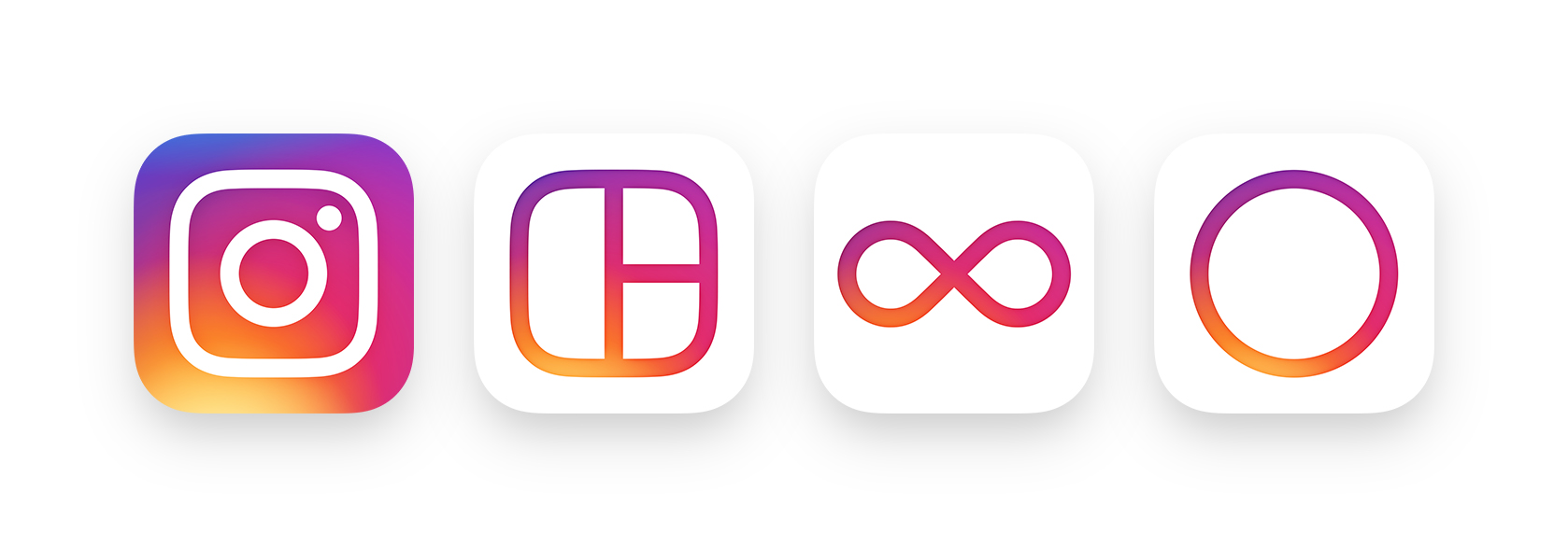 matter of design, Was man vom (schlechten) Instagram-Redesign lernen kann, Instagram App Icon Family